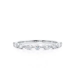 ALLURE LOVE Platinum Scatter Eternity Wedding Ring