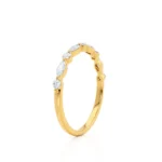 Ring ALLURE LOVE 18k Yellow Gold Scatter Eternity