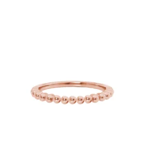 Bubble & Bead Stacking Eternity Band 18k Rose Gold
