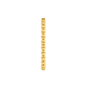 Yellow Gold Bubble & Bead Stacking Eternity Band 18k