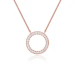 CHARLEY - Circle of Life Lab Diamond Necklace 18k Rose Gold