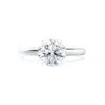 GRACE Round Lab Diamond Platinum Solitaire