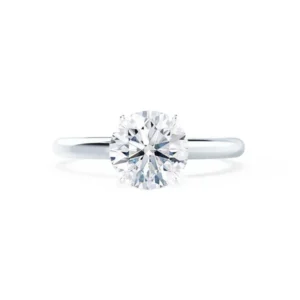GRACE Round Lab Diamond Platinum Solitaire