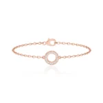 CORA - Circle Of Life Lab Diamond Bracelet 18k Rose Gold
