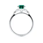 Lab Grown Emerald Engagement Rings