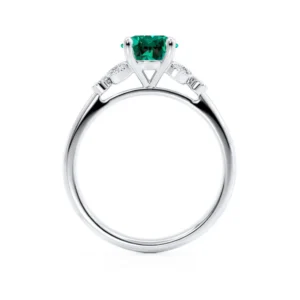 Lab Grown Emerald Engagement Rings