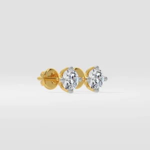 Lab Diamond Earrings 0.50 ct Mini Studs