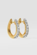 Classic Diamond Huggies Earrings