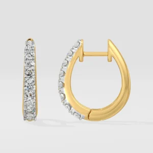 Classic Diamond Huggies Earrings