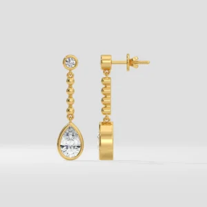 1 Ct Pearline Danglers Earrings
