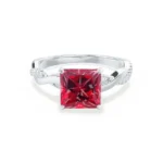 EDEN - Ruby 18k Lily Arkwright Diamond Rings
