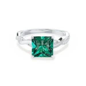 EDEN - Diamond 950 Platinum Vine Solitaire Ring