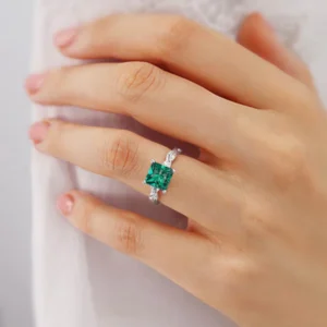 EDEN - Diamond 950 Platinum Vine Solitaire Ring