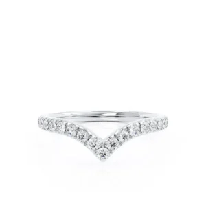 Lily Arkwright Diamond Rings Wishbone Eternity Band