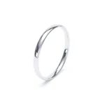 White Gold Plain Wedding Ring 18k