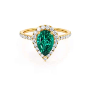 Lab Grown Emerald Engagement Rings