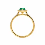 Lab Grown Emerald Engagement Rings