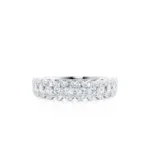 Aurelia Oval Lab Diamond 950 Platinum Pave Eternity Band