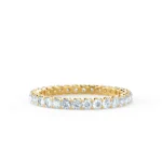 Aurelia Round18k Yellow Gold Pave Eternity Band