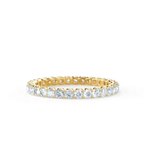 Aurelia Round18k Yellow Gold Pave Eternity Band