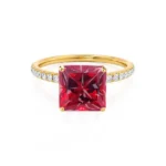 Macy Ruby 18k Ring | Lily Arkwright Diamond Rings