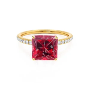 Macy Ruby 18k Ring | Lily Arkwright Diamond Rings