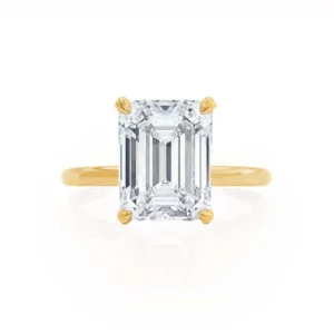 FLORENCE Emerald Lab Diamond Platinum Solitaire