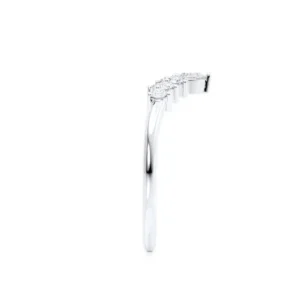 Wedding Ring POSE Tiara Pear 950 Platinum