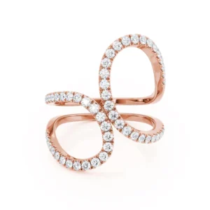 SHEA -Diamond Statement Eternity 18k Rose Gold