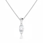 TALULLA - Marquise Lab Diamond Pendant 950 Platinum