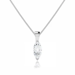 TALULLA - Marquise Lab Diamond Pendant 950 Platinum