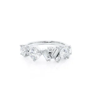 VENUS - Ready Diamond Cluster Eternity 18K White