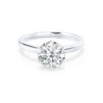 JULIET Round Lab Diamond 950 Platinum Solitaire Ring