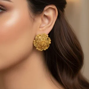 Satpara-Flower Tops Pair Studs