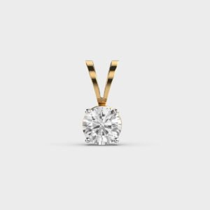 Timeless Grace Round Diamond Pendant (Without Chain)