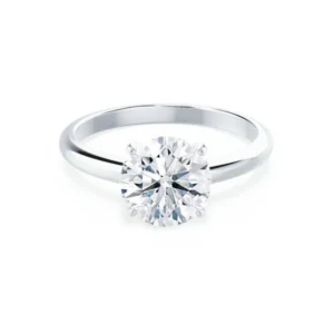 GRACE Round Lab Diamond Platinum Solitaire