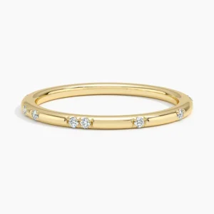Astra 1.4mm Diamond Ring in 14K Yellow Gold