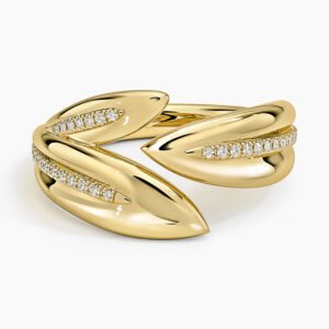 Olive Branch Lab Diamond Ring (1/8 ct. tw.) in 14K