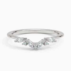 Yvette Diamond Ring in 14K White Gold