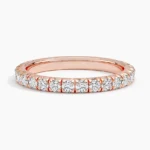 Sienna Three-Quarter Coverage Lab Diamond Ring in 14K Gold