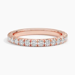 Sienna Three-Quarter Coverage Lab Diamond Ring in 14K Gold