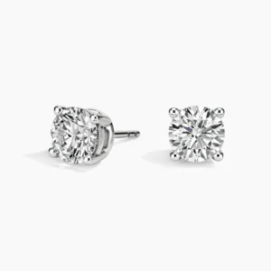 Lab Diamond Stud Earrings (2 ct. tw.) in 18K White Gold