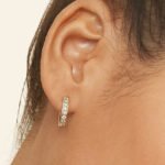 Luxe Diamond Huggie Earrings