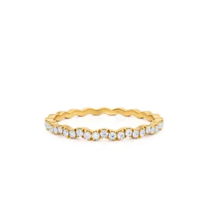 Lab Diamond CHICAGO Statement Eternity 18k Yellow Gold