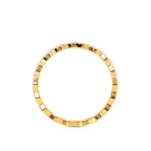 Lab Diamond CHICAGO Statement Eternity 18k Yellow Gold