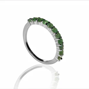 Eternity Rings - Moissanite Virid Band