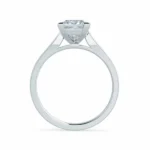 ROSALEE Princess Lab Diamond 950 Platinum Solitaire