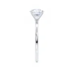 LULU Ready to Ship 2.03ct Elongated Cushion Lab Diamond Platinum Petite Solitaire