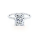 LULU Radiant Lab Diamond Platinum Solitaire