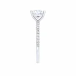 MACY Princess Lab Diamond 950 Platinum Petite Solitaire